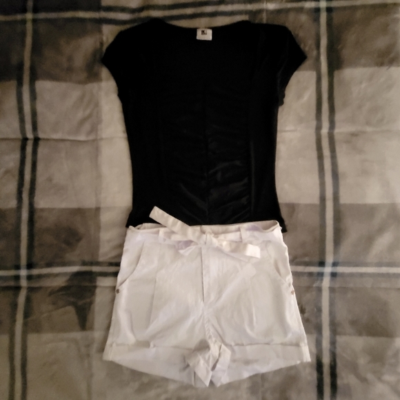 Chickme Tops - NWT, CHICME SHORTS AND IN9 BLACK BLOUSE!